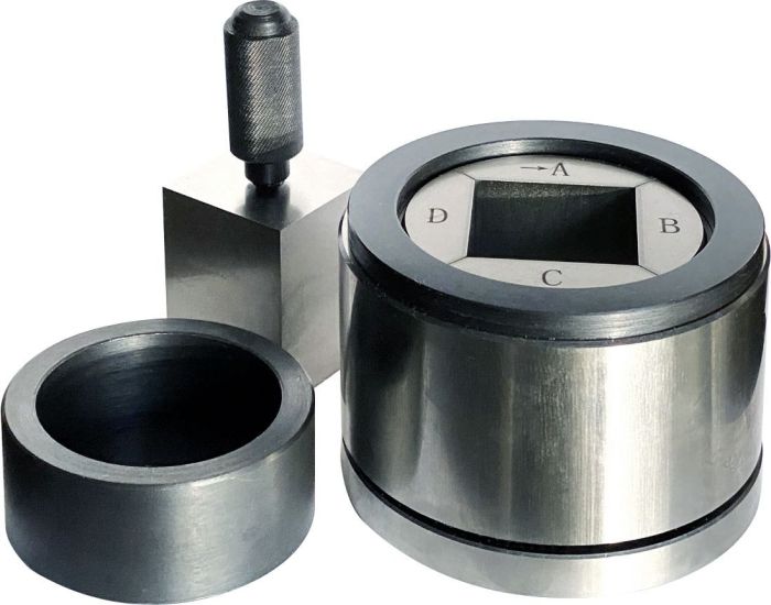 50 x 50 mm Square Easy-Retrieve Dry Pressing Die Set