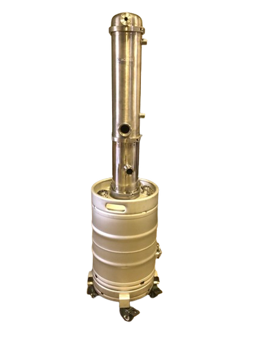 [GEN - CT.SSTExternalCondenser.Single] Modular Stainless Steel Cold Trap with 50L Receiving Vessel